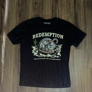 Redemption Black Graphic Tee - Short Sleeve